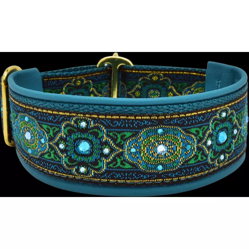 1.5" Bijoux Teal Luxe Limited Slip Collar