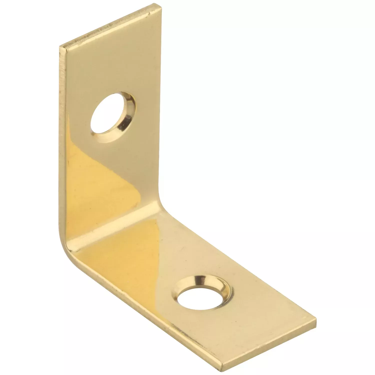 1 In. H X 1/2 In. W X 0.06 In. D Solid Brass Inside Corner Brace