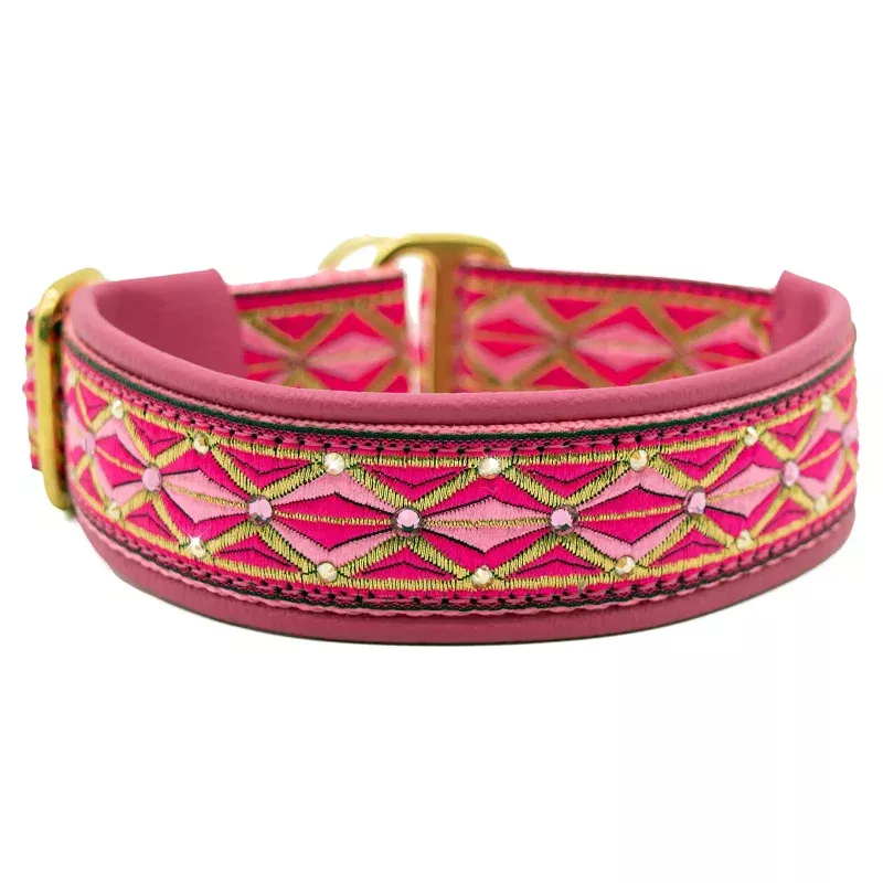 1" Pink Diamonds Luxe Limited Slip Collar