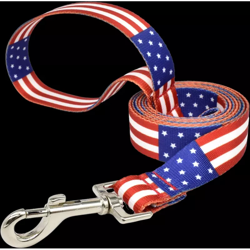 1" Simplicity Americana Snap Leash - multiple patterns & lengths