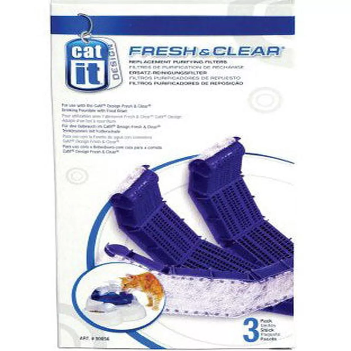 10% OFF: Catit Fresh & Clear Replacement Purifying Filters 3ct