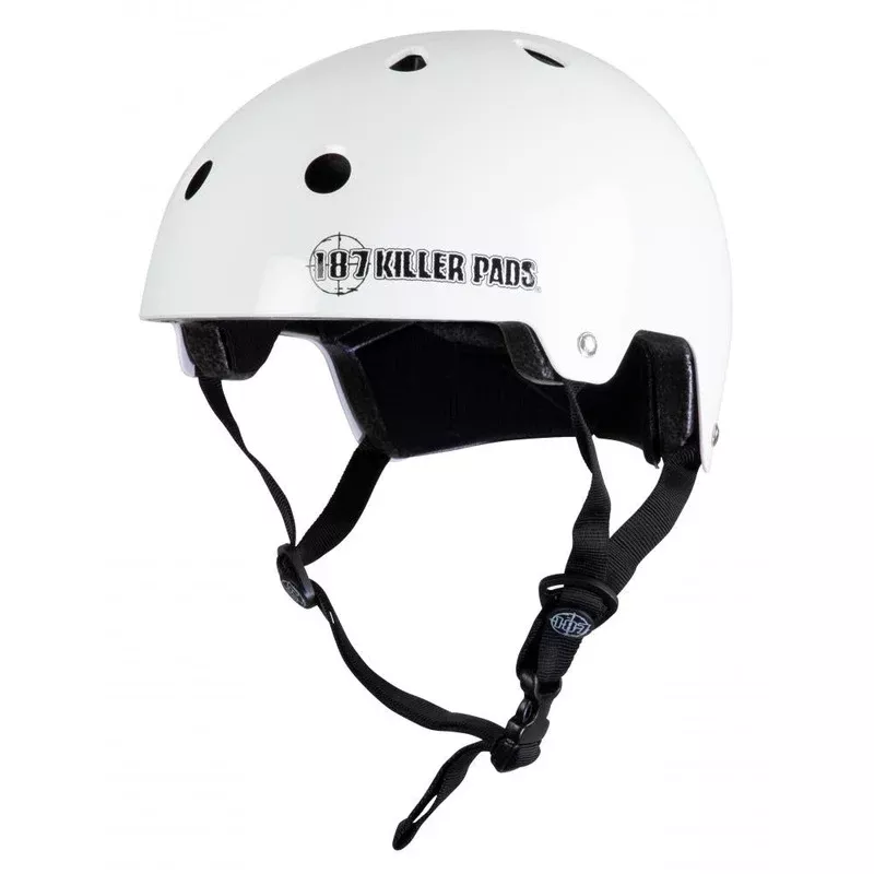 187 Killer Pads Certified Helmet – White