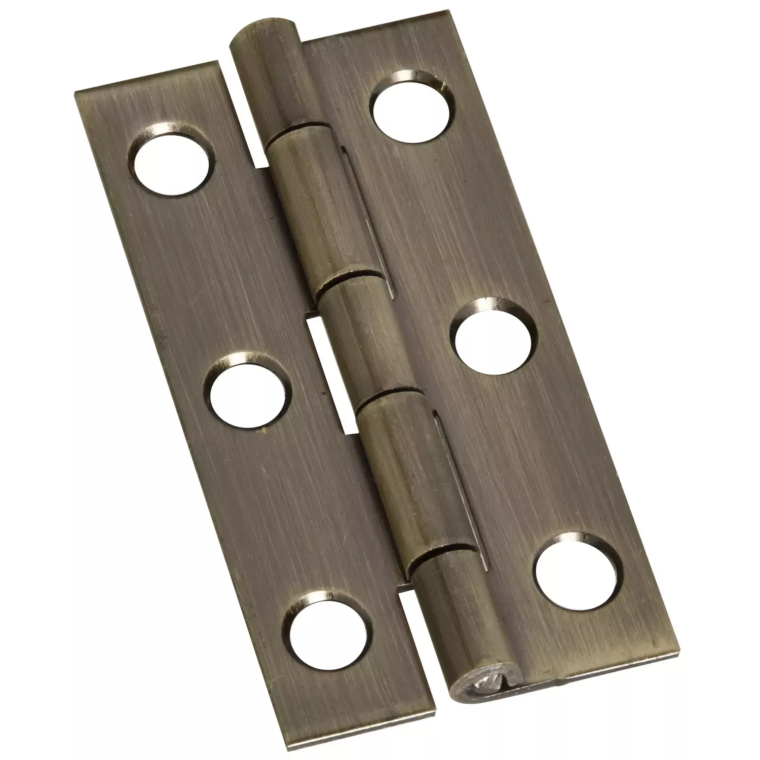 2 In. L Antique Brass Door Hinge 2 Pk