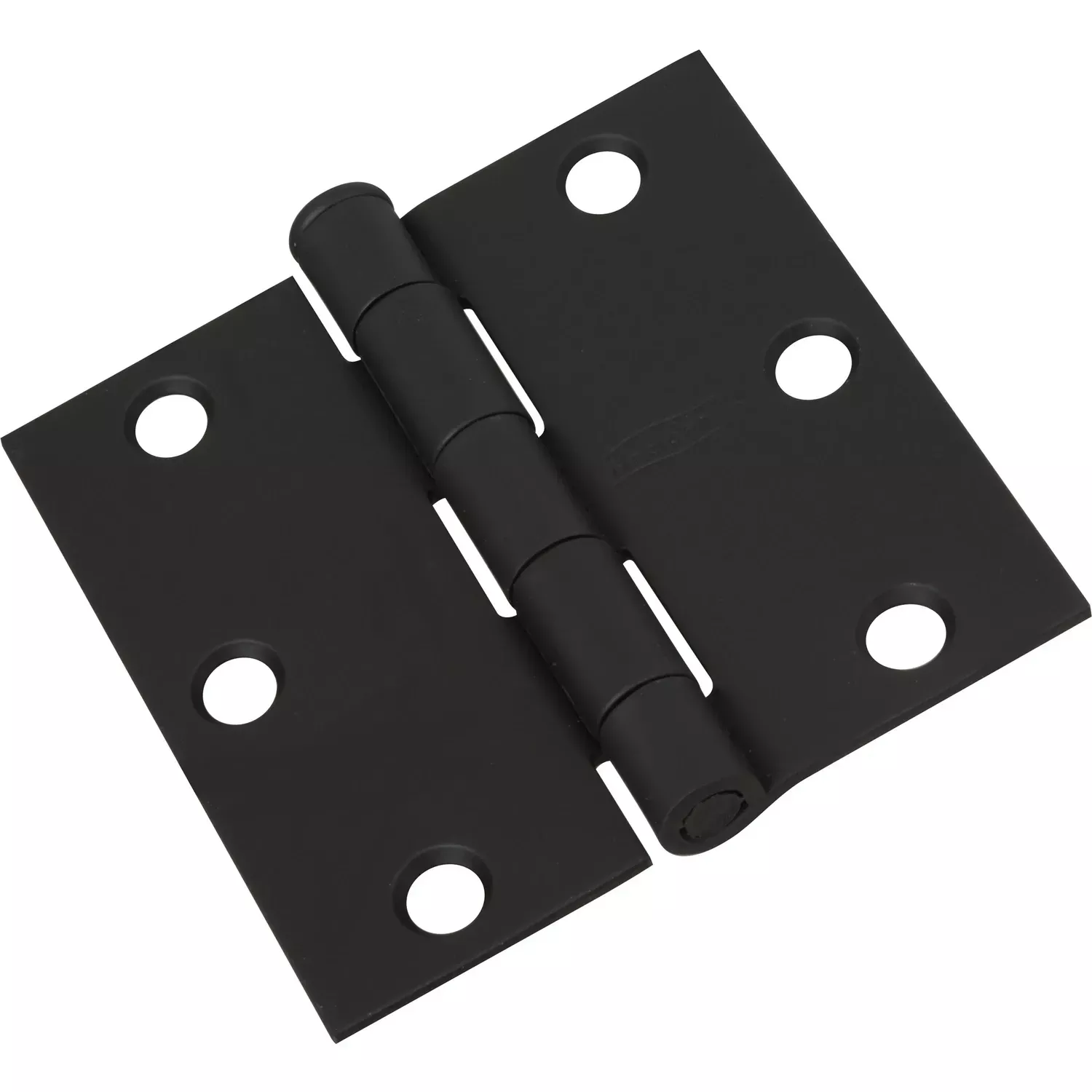 3 In. L Black Door Hinge 1 Pk