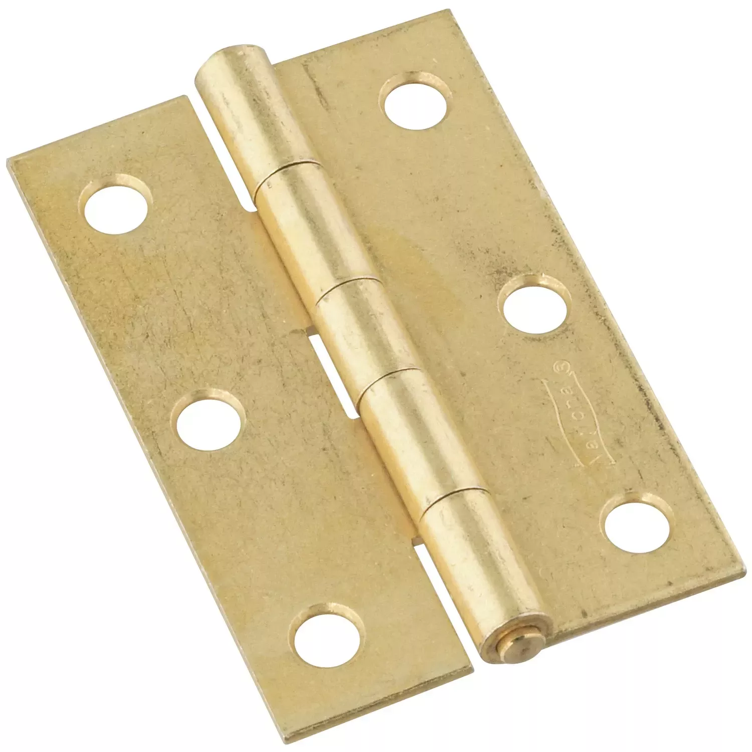 3 In. L Brass Narrow Hinge 2 Pk