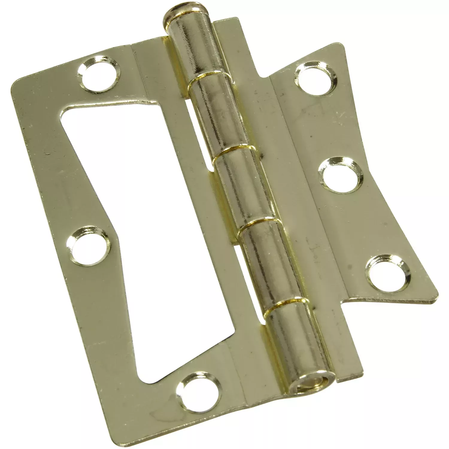 3 In. L Brass Surface-mounted Hinge 2 Pk