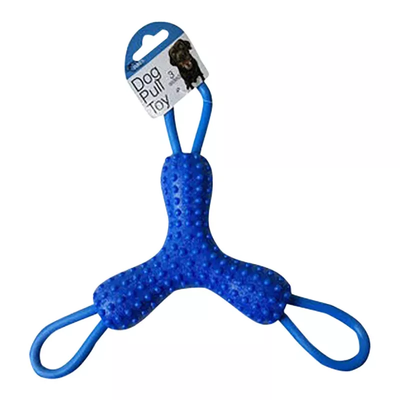3-Sided Dog Pull Toy Assorted, 10" Assorted