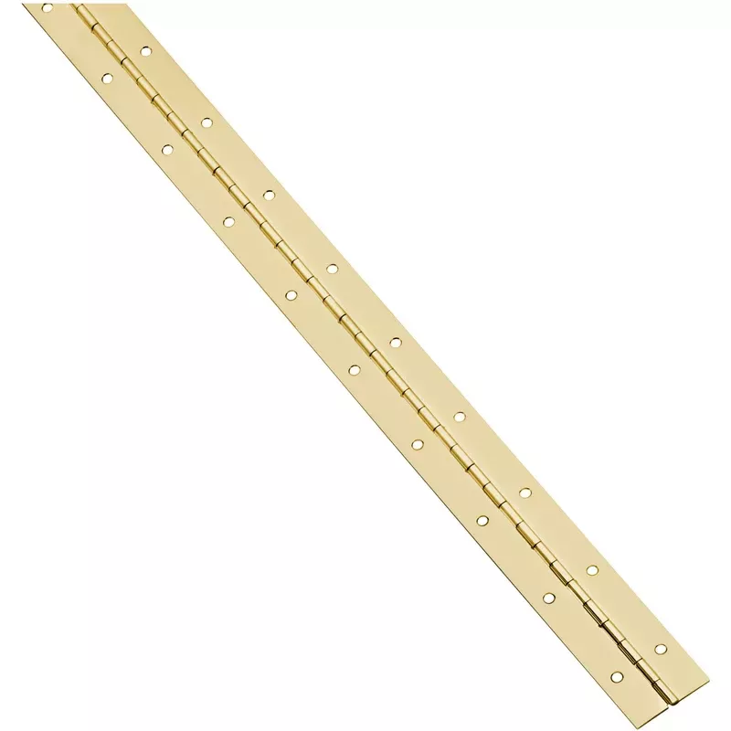 30 In. L Brass-plated Continuous Hinge 1 Pk