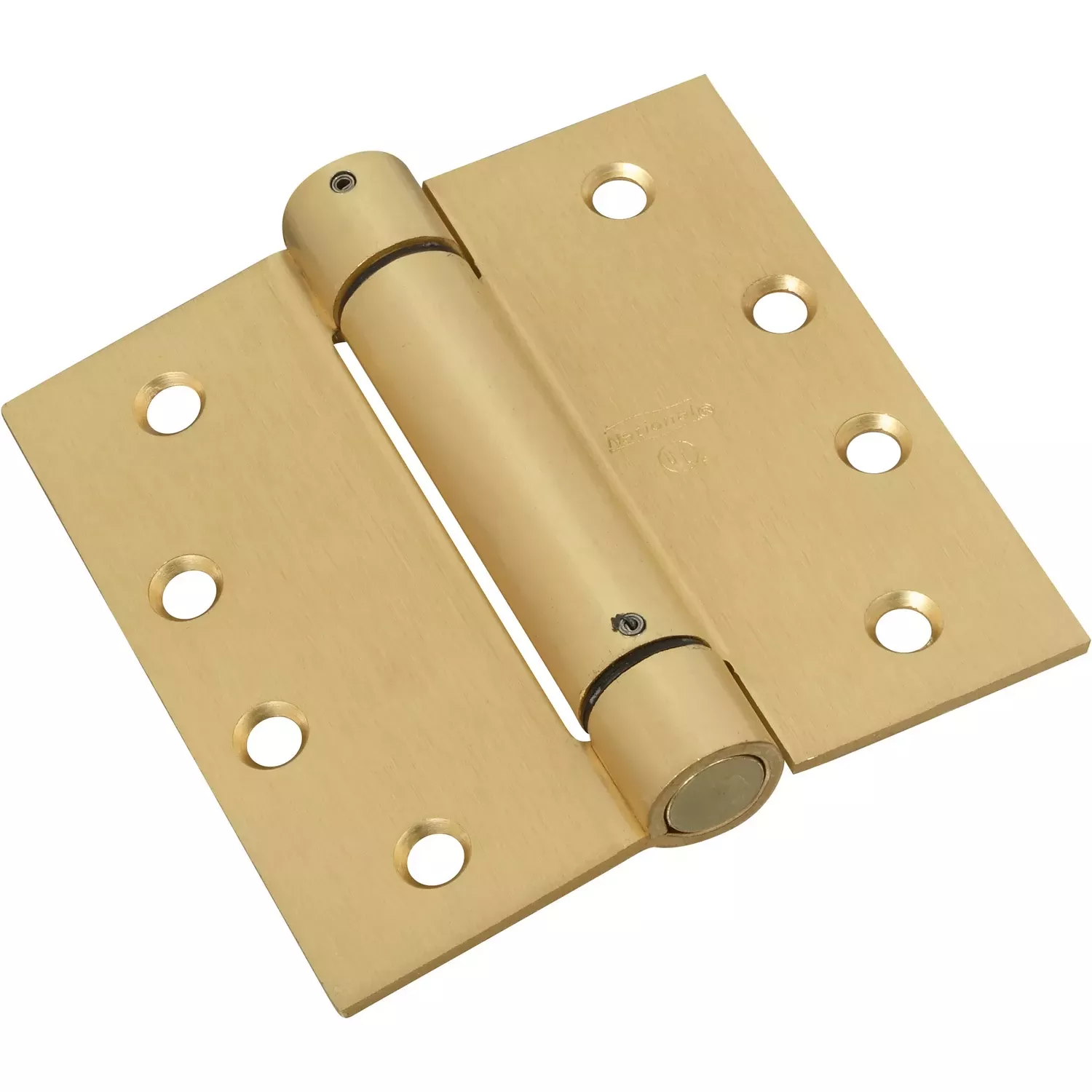 4 In. L Brass Spring Hinge 1 Pk