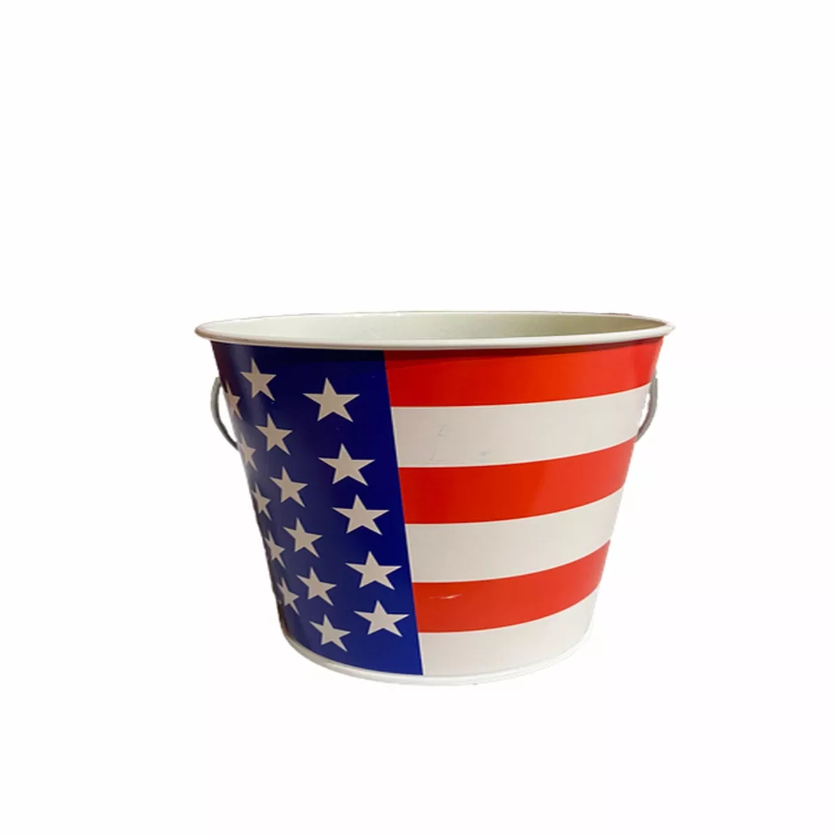 5" Citronella Bucket Candle Assorted USA Pattern