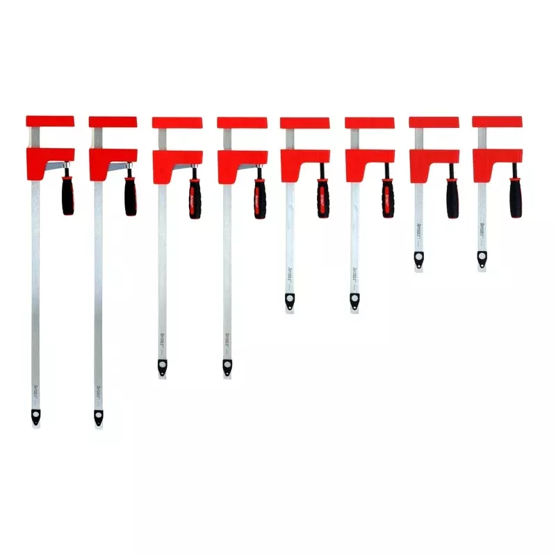 8 Pc Set LD Parallel Clamps – 331 lbs. Clamping Force, Soft Grip Handles