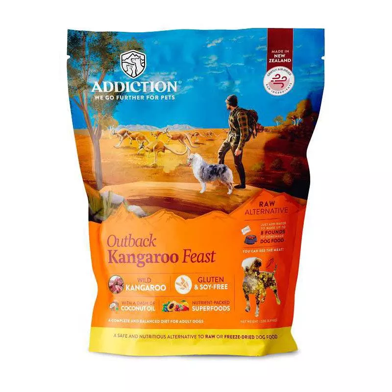 Addiction Dog Raw Alternative Outback Kangaroo Feast 2lb