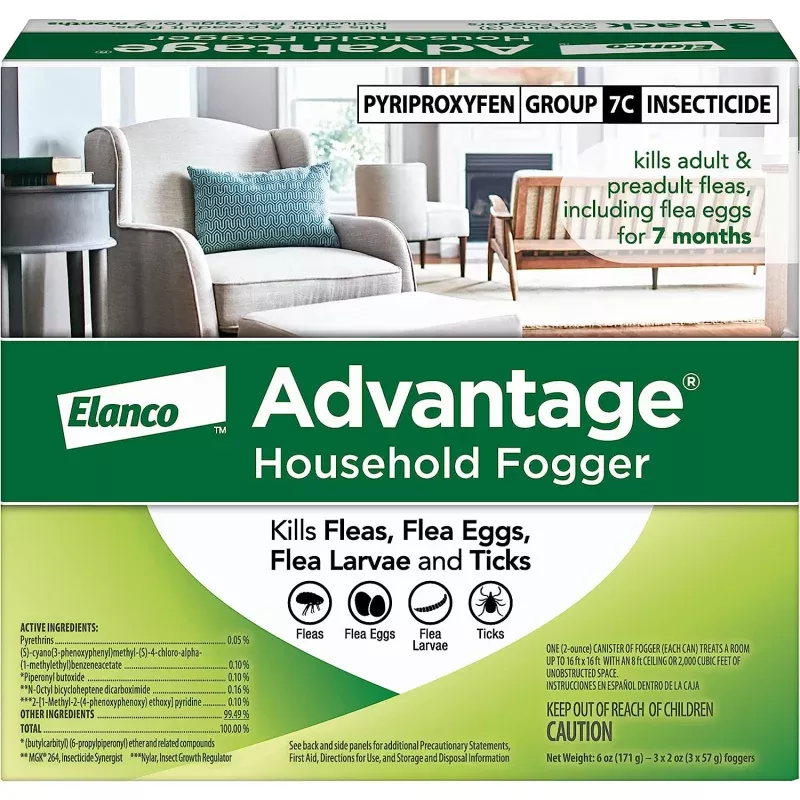 Advantage Household Fogger, 3 Pack