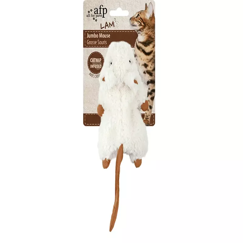 AFP Lambswool – Jumbo Crinkle Catnip Rodent