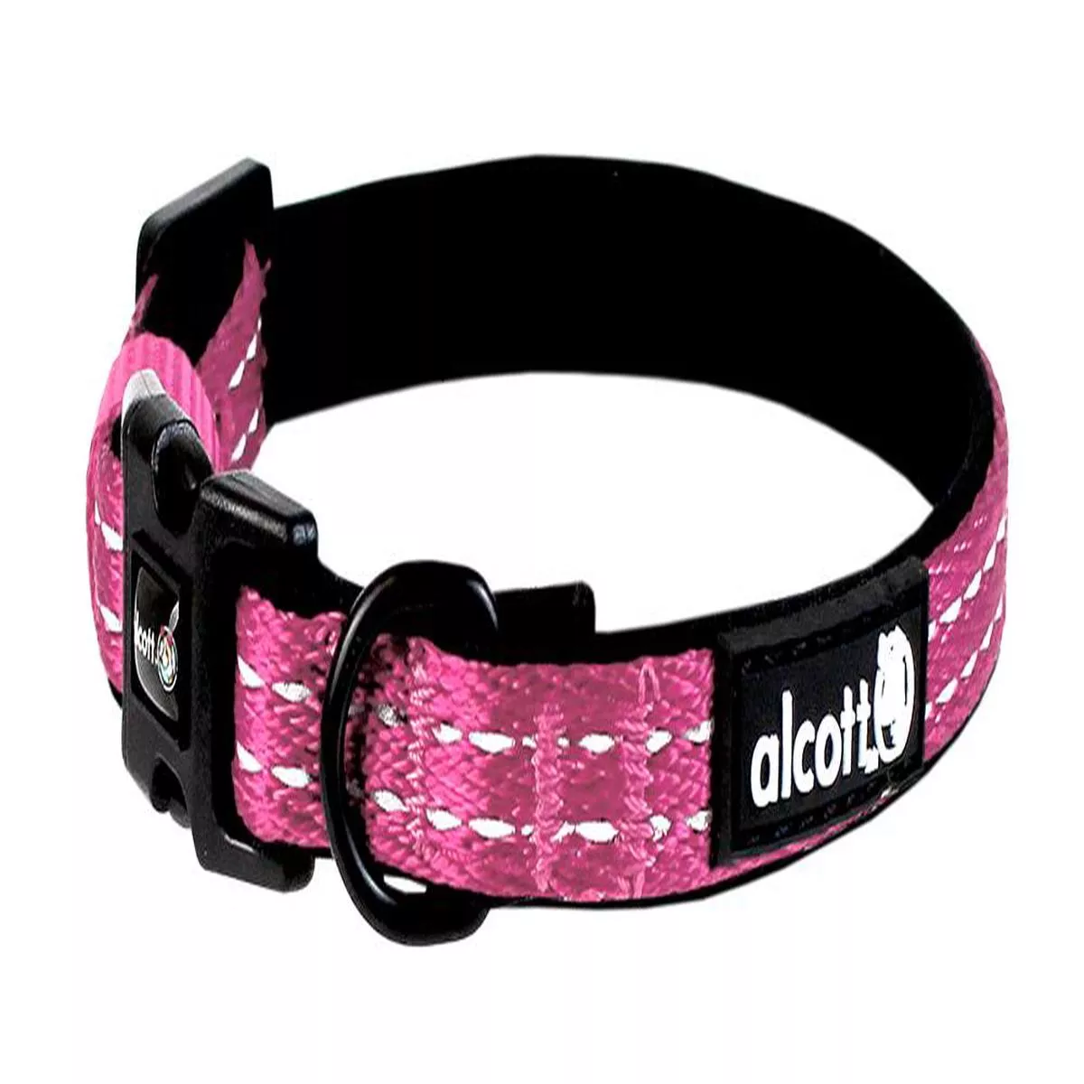 Alcott Adventure Adjustable Dog Collar, Pink