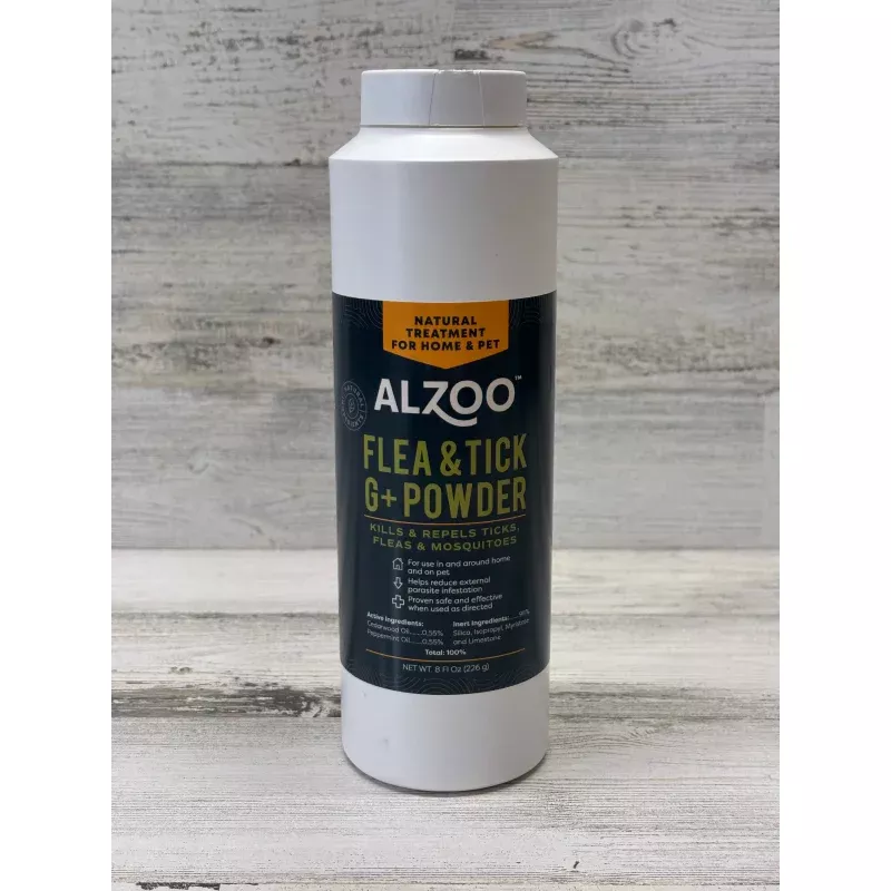 ALZOO Flea & Tick G+Powder 8oz.