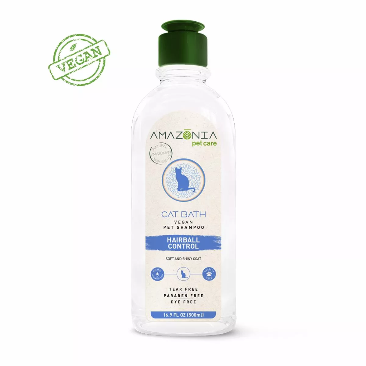 Amazonia Cat Bath Cat Shampoo, 16.9-oz