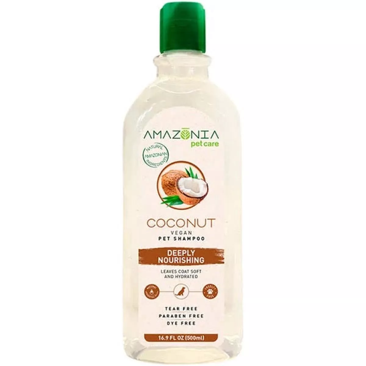 Amazonia Coconut Pet Shampoo, 16.9-oz