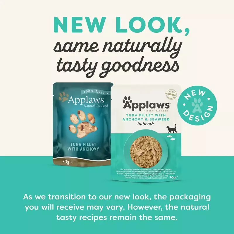 Applaws Cat Pouch Tuna & Anchovy 70g