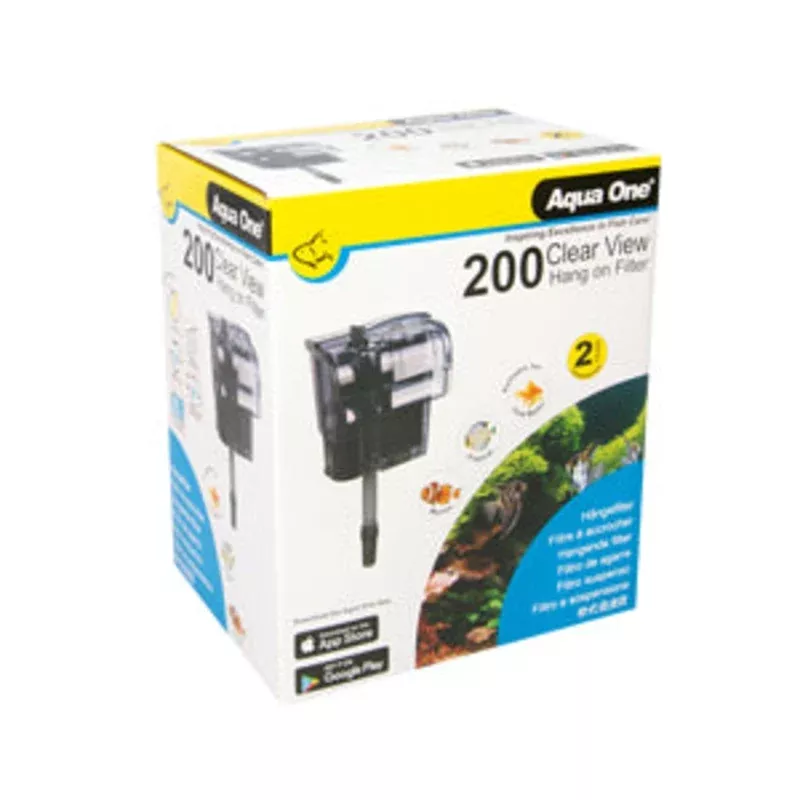 Aqua One – Clear View 200 Hang On Filter 200lh