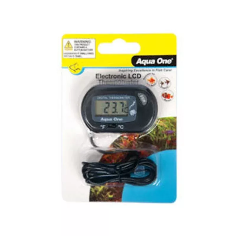 Aqua One – Lcd Electronic Thermometer Outside Tank
