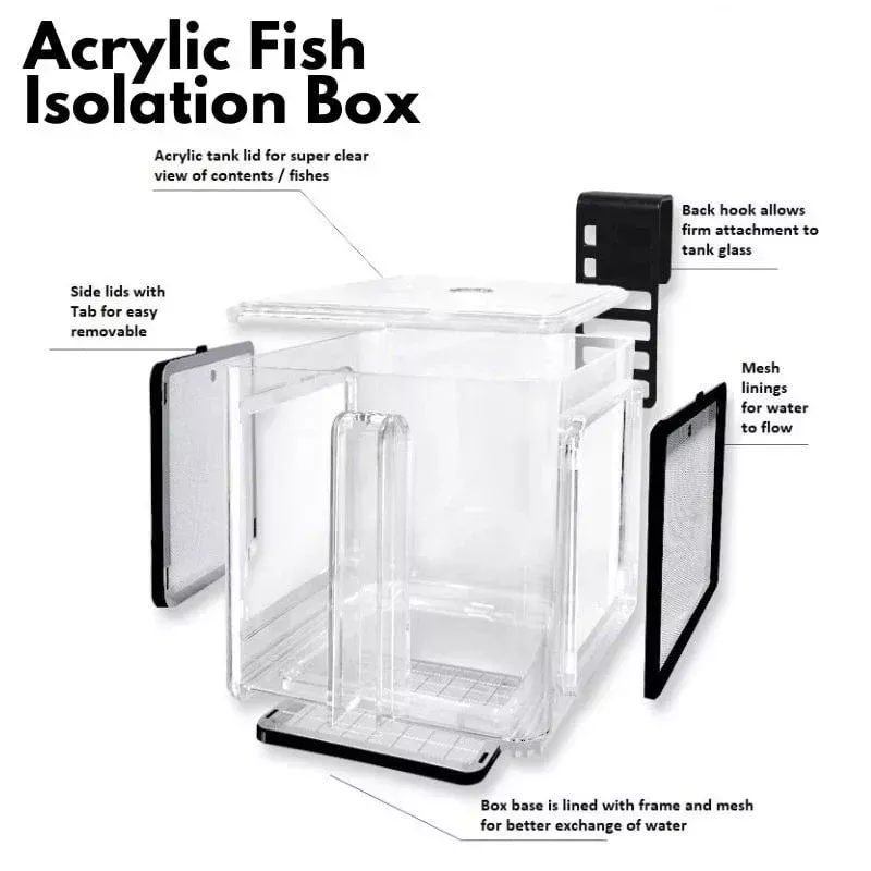 AQUAPRO HS-402 Acrylic Fish Isolation Box