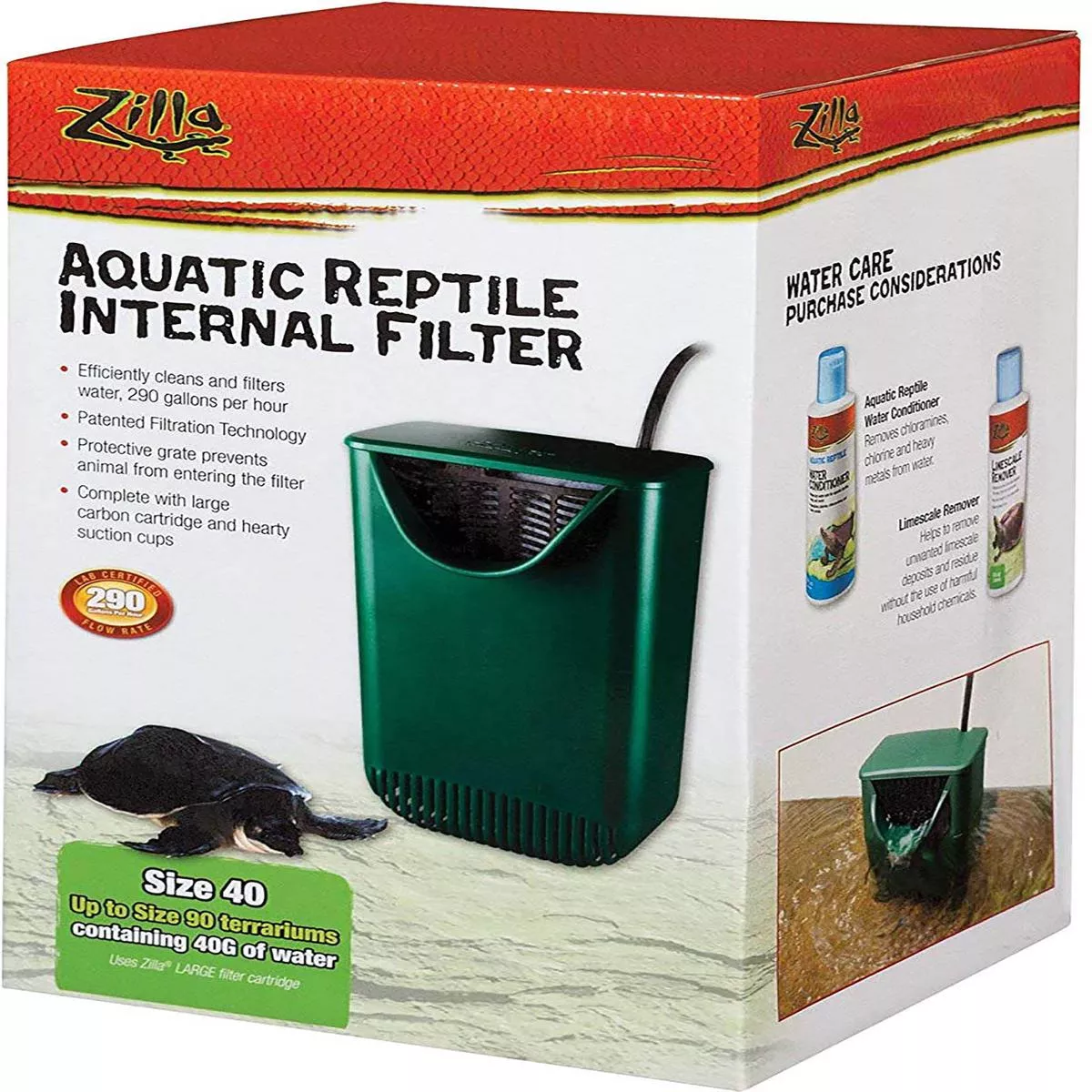 Aquatic Reptile Internal Filter – 40 GAL