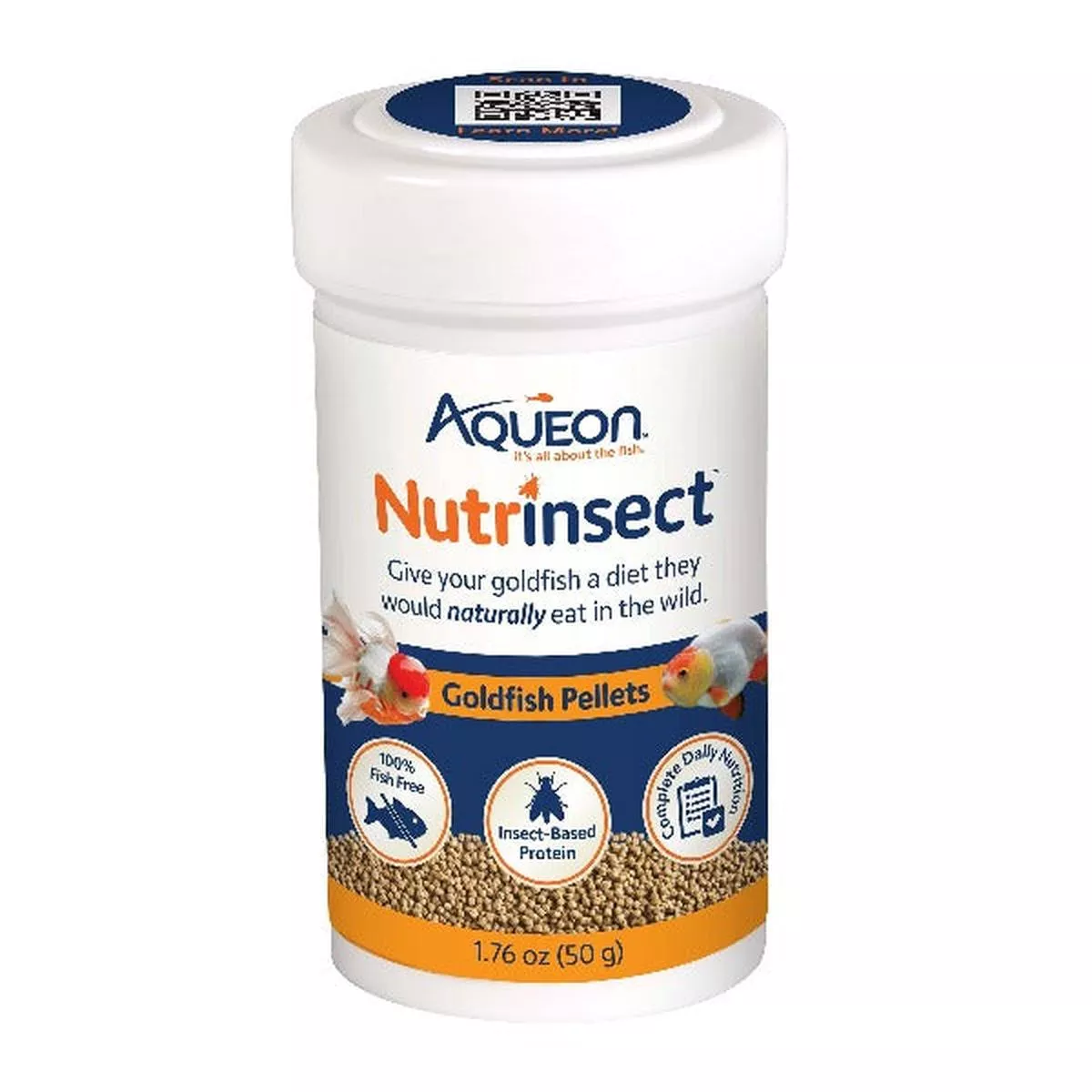 Aqueon Nutrinsect Goldfish Pellets