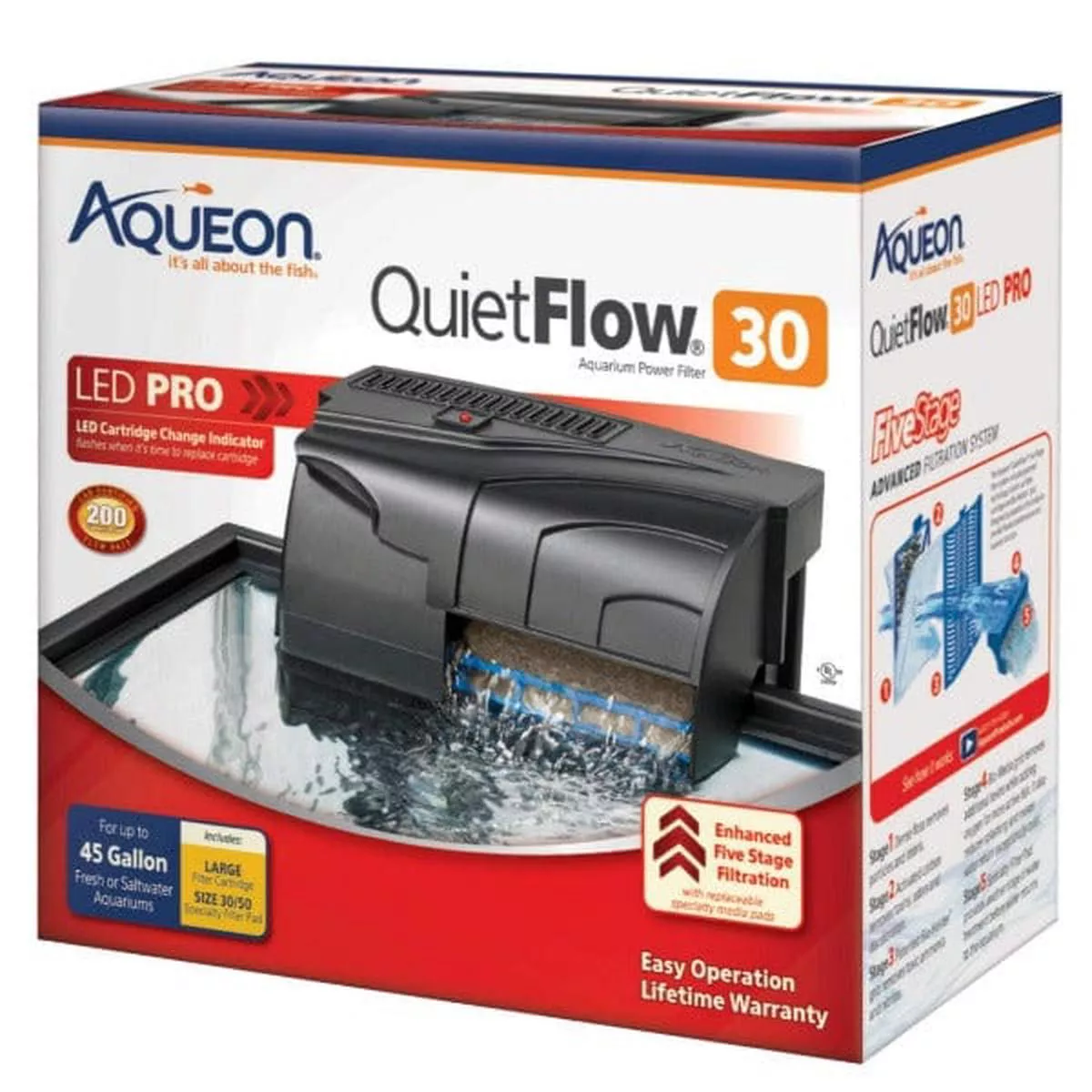 Aqueon Quietflow Power Filter 30