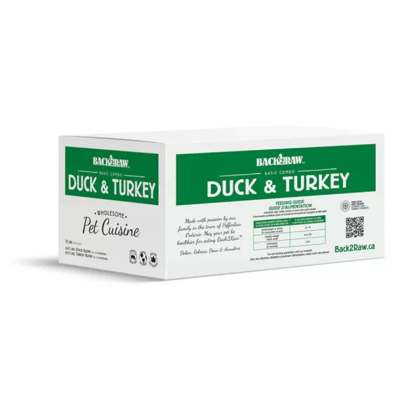 Back2Raw BASIC Turkey & Duck Blend 12lbs