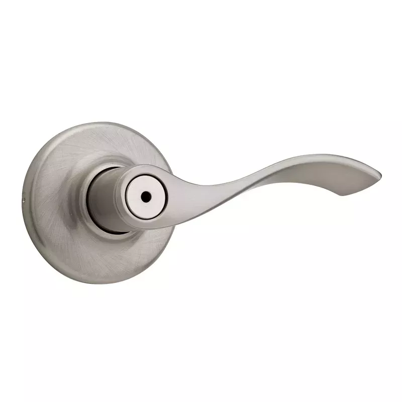 Balboa Bed/bath Lever, Satin Nickel