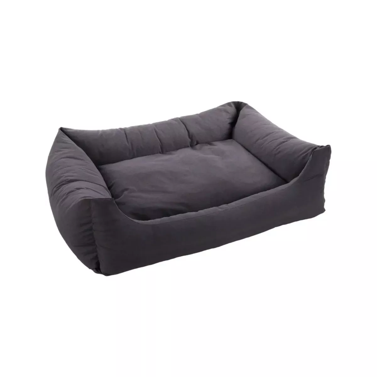 BASKET PANAMA RECTANGLE DARK GREY