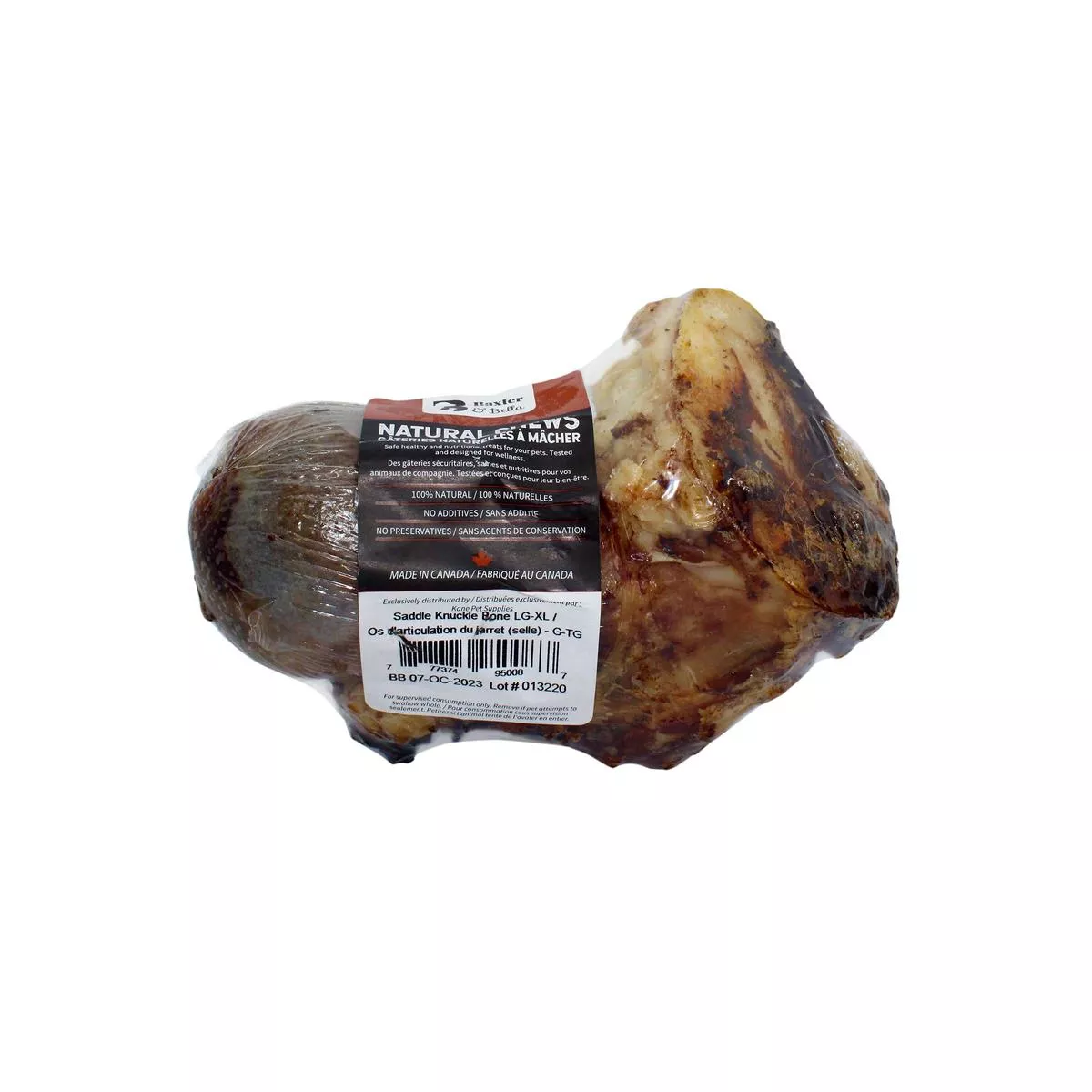 Baxter & Bella Saddle Knuckle BoneDog Treats