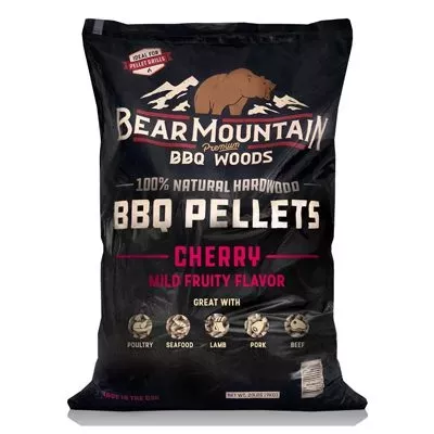 Bear Mountain, Cherry BBQ Hardwood Pellets, 20 lbs.
