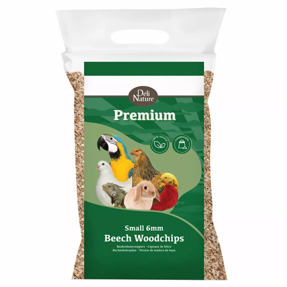 BEECH WOODCHIPS PREMIUM SMALL 6MM