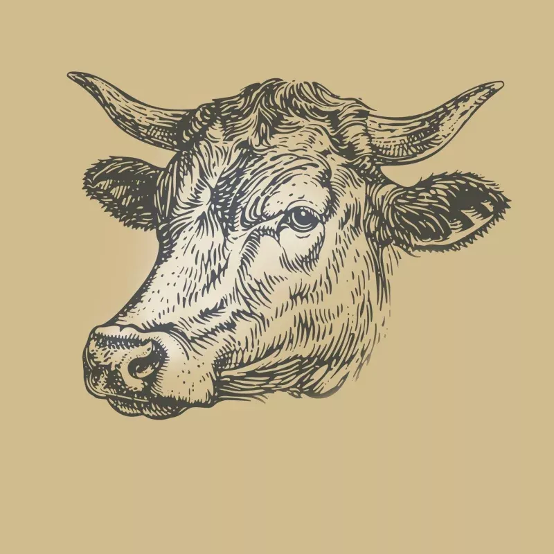 Beef Head With Tongue, Whole