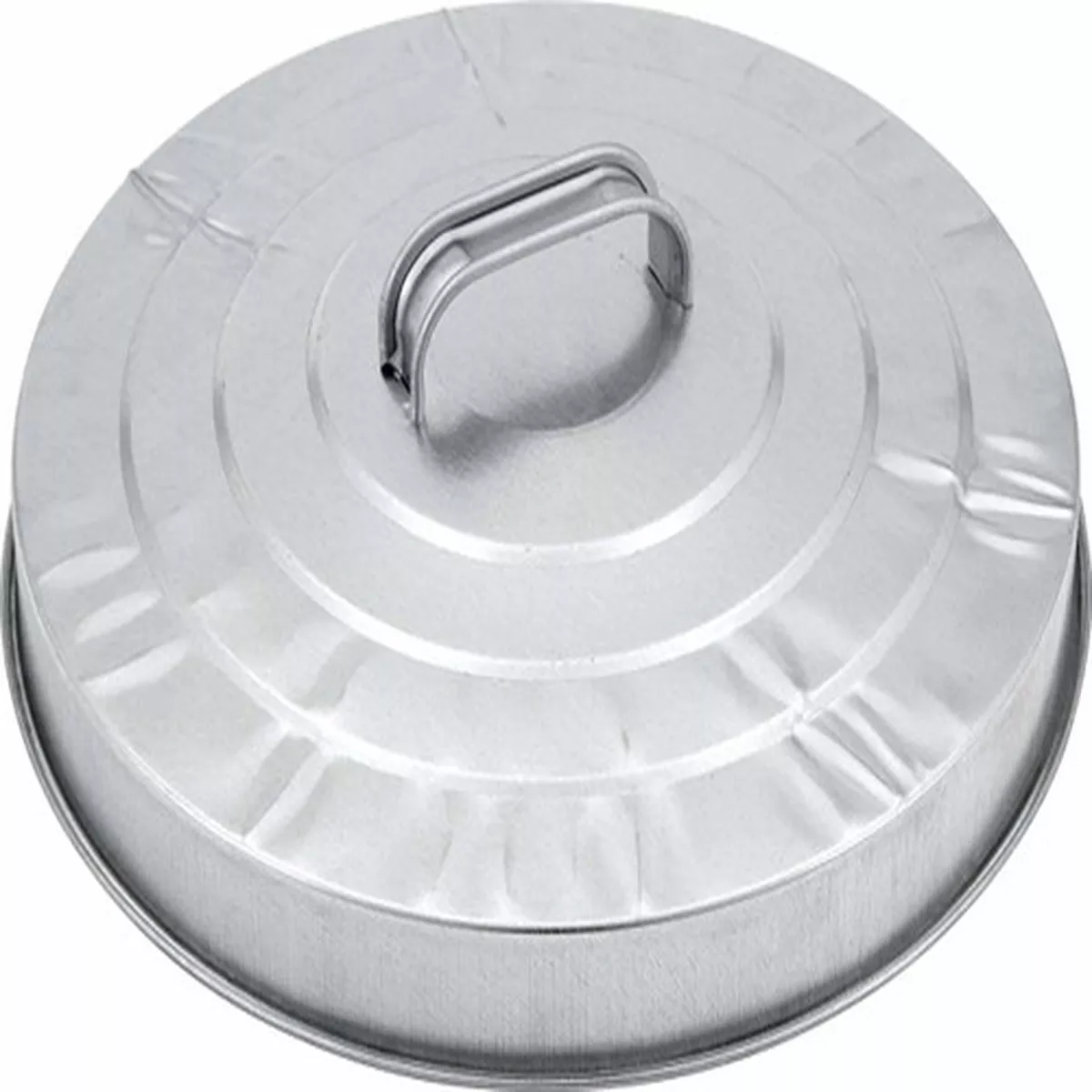Behrens Galvanized Steel Locking Can Lid, 4/6 Gallon