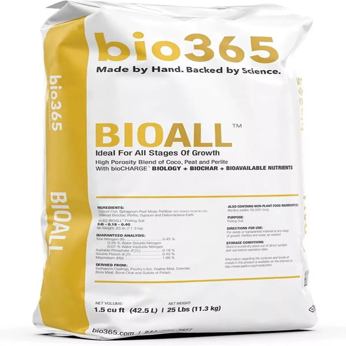 bio365 BIOALL Soil, 1.5 cu ft