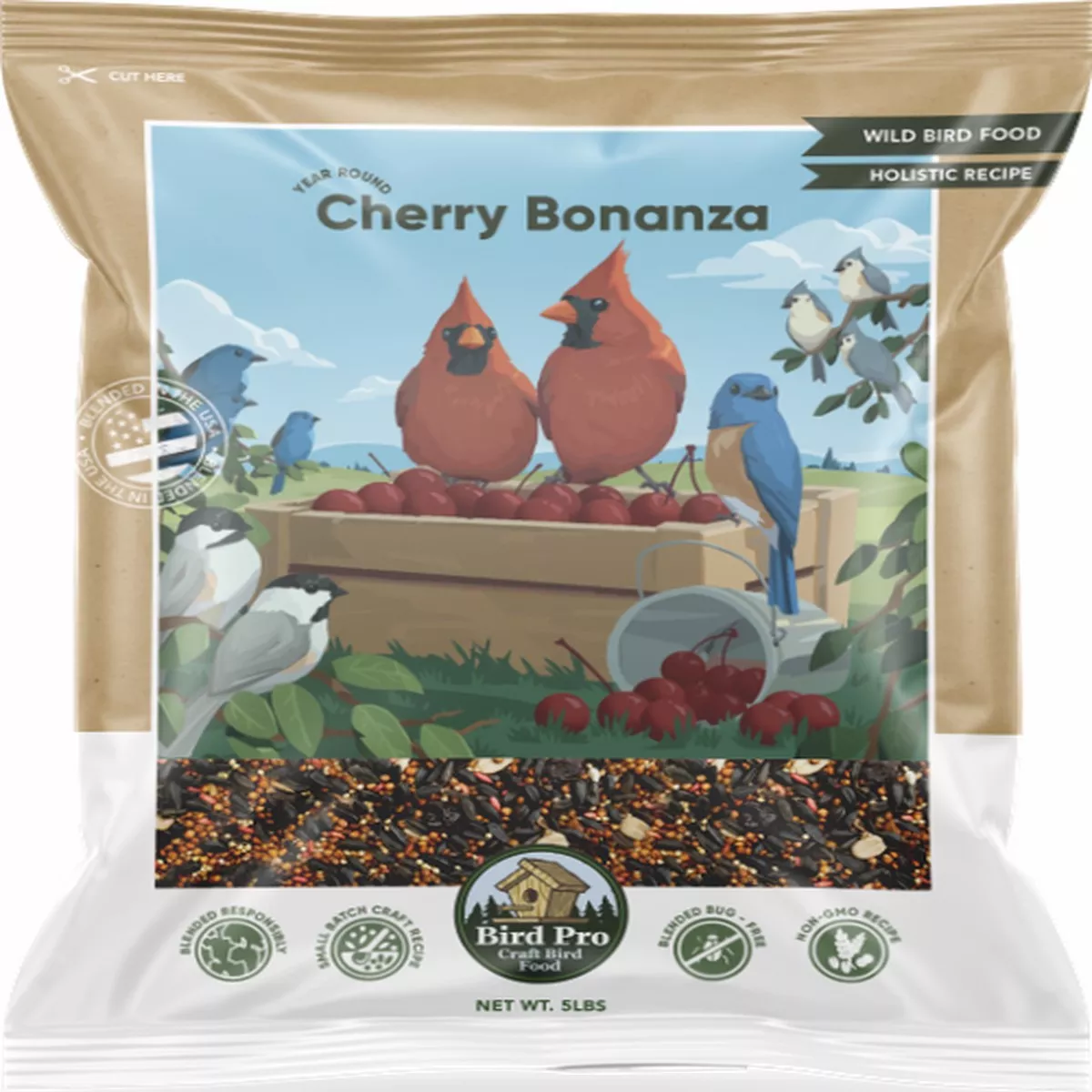 Bird Pro Year-Round Cherry Bonanza Wild Bird Seed