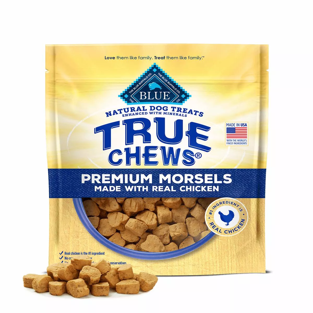 Blue Buffalo True Chews Premium Morsels Chicken