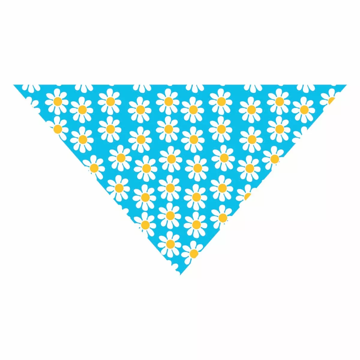 Blue Daisy Dog Bandana