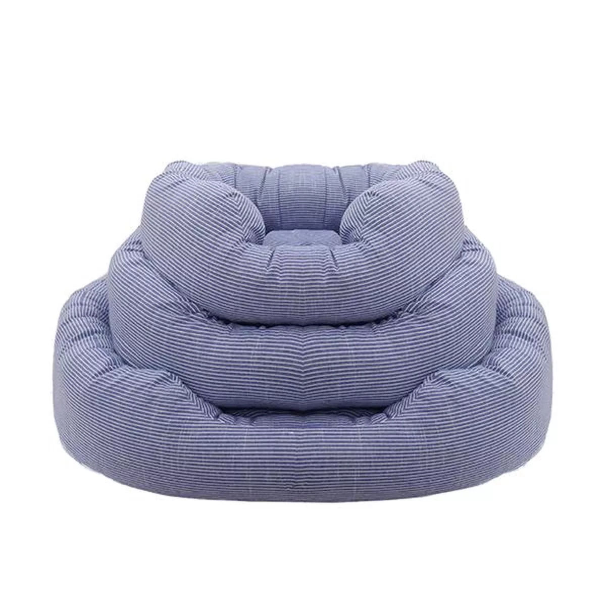 BLUE SKY STRIPE SQUARE BED