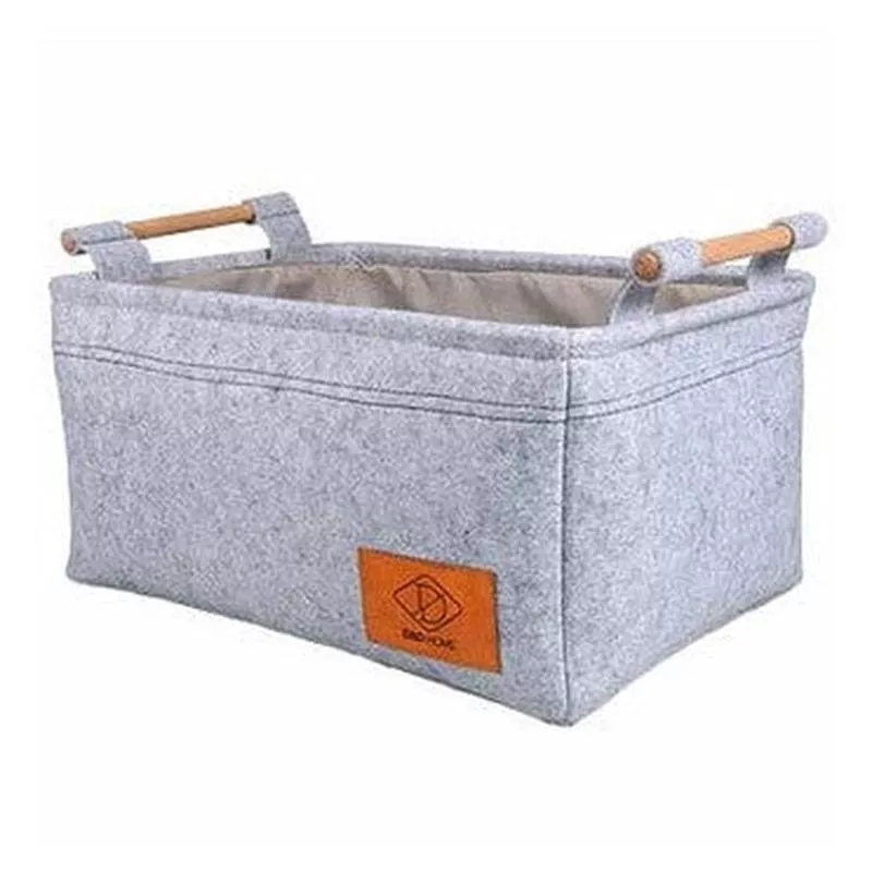 “Boris BasketGrey Wash Cat Bed (46x34x22cm)