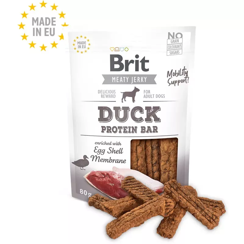 Brit Jerky-Duck Protein Bar 80g