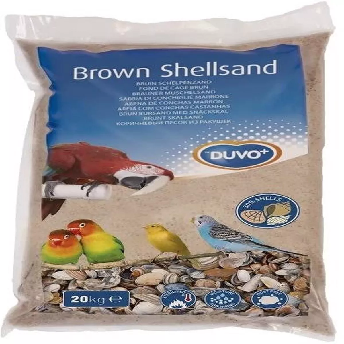 BROWN SHELL SAND – 20kg