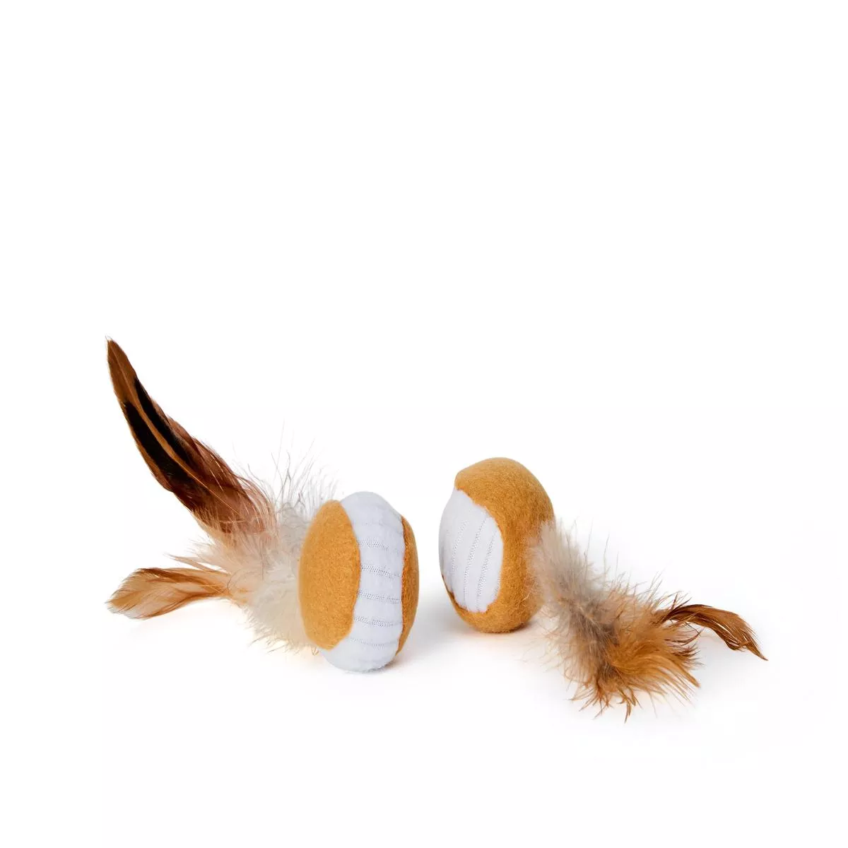 Bud’z Ball with Feather Cat Toy