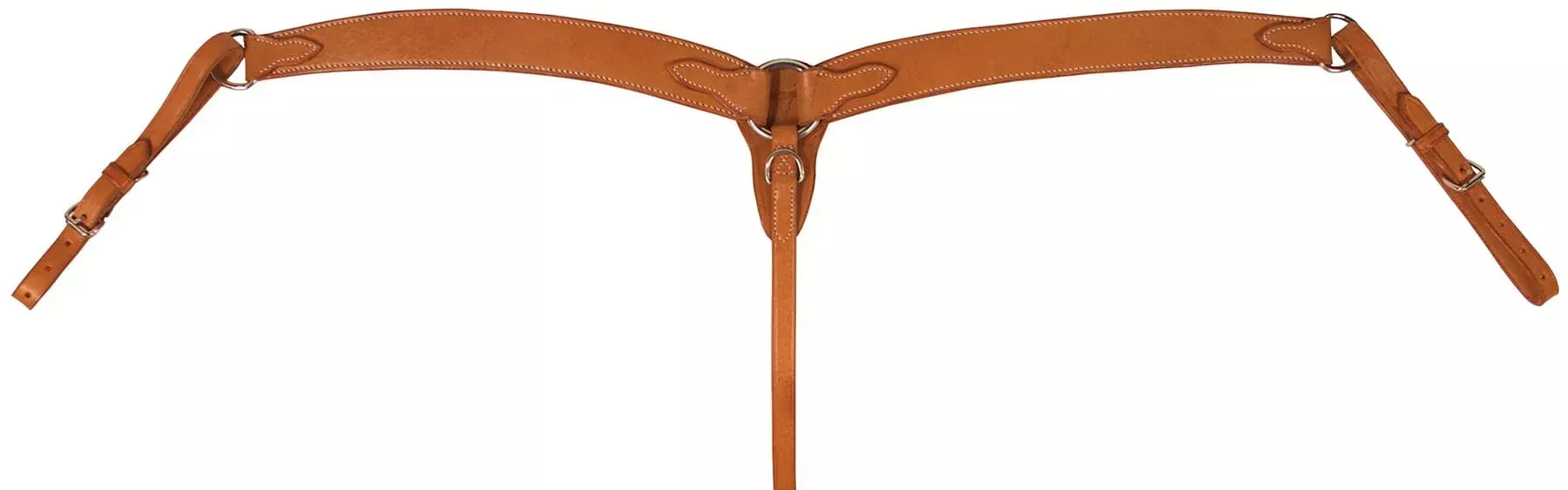 Buffalo Leather 2-Ply Contoured Breast Collar