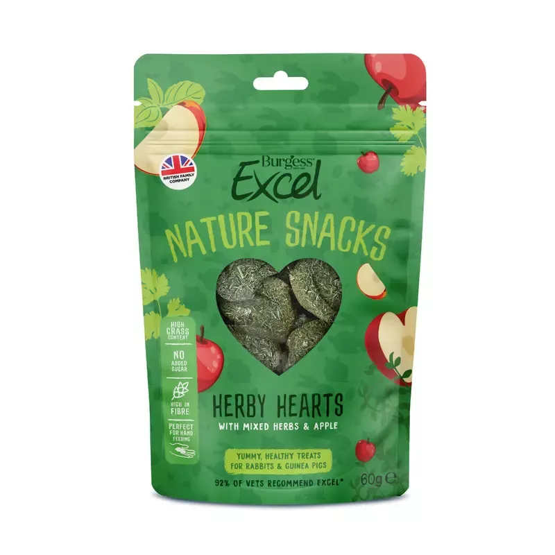 Burgess Excel Herby Hearts 60g