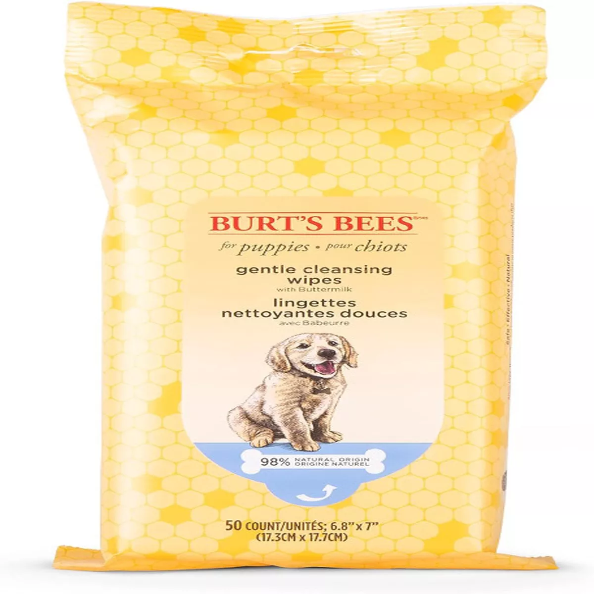 Burt's Bees Puppy Wipes 50 Count