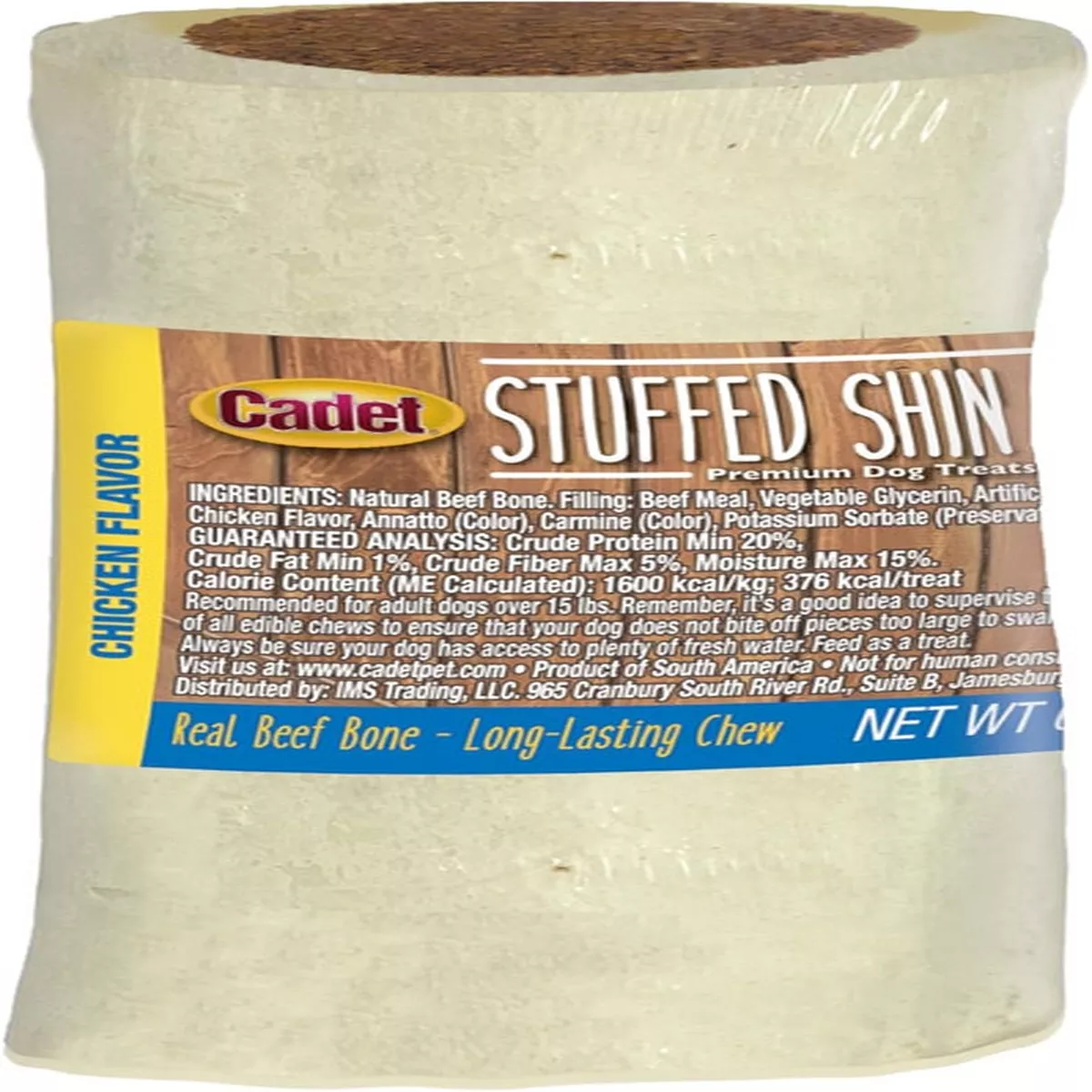 Cadet Stuffed Shin Bone 3-4", Chicken